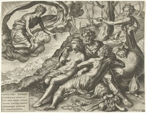 Allegori om dydens udødelighet av Cornelis Cort