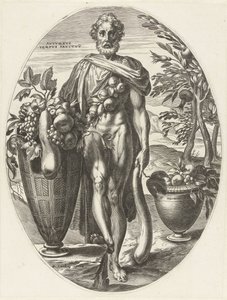 høst Gods of Agriculture (serietittel) av Cornelis Cort