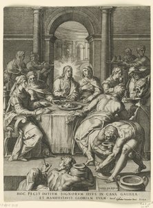 Bryllup på Cana av Cornelis Cort