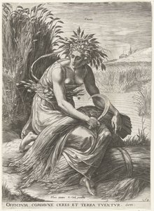 Ceres Gudinner og nymfer (serietittel) av Cornelis Cort