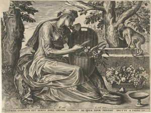 Smaken (Gustus) The Five Senses (serietittel) av Cornelis Cort