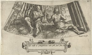 Esau selger sin førstefødselsrett Jakobs og Esaus historie (serietittel) av Cornelis Cort