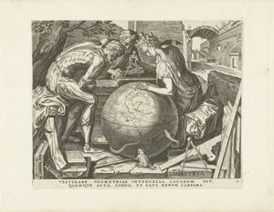 Geometri (geometri) The Seven Liberal Arts (serietittel) av Cornelis Cort