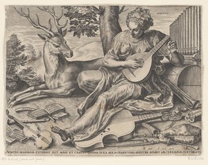 Høringen (Auditus) De fem sansene (serietittel) av Cornelis Cort