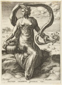 Napaea Gudinner og nymfer (serietittel) av Cornelis Cort