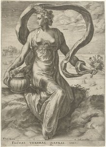 Napaea Gudinner og nymfer (serietittel) av Cornelis Cort