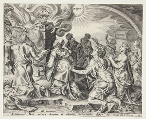 Noahs offer av Cornelis Cort