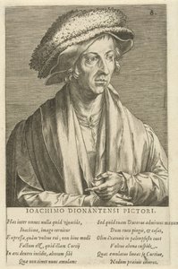 Portrett av maleren Joachim Patinier av Cornelis Cort