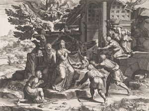 Hyrdenes tilbedelse, 1569. av Cornelis Cort