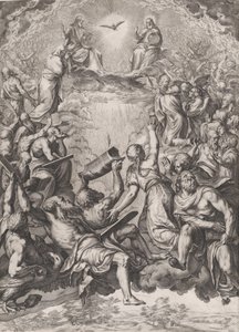 Treenighetens tilbedelse, 1566. av Cornelis Cort