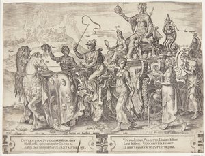 Rikdommens triumf av Cornelis Cort