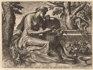 Smak av Cornelis Cort after Frans Floris I