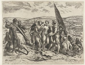 Allegori om krig og fred av Cornelis Dircksz. Boissens