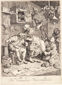 En skomaker av Cornelis Dusart