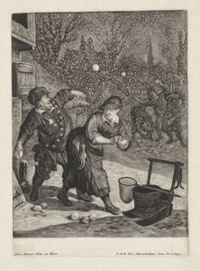 mars av Cornelis Dusart