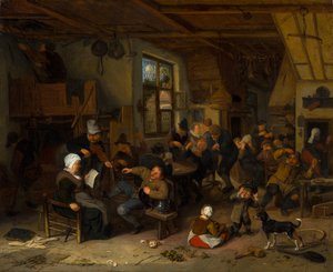 Bondevertshus av Cornelis Dusart