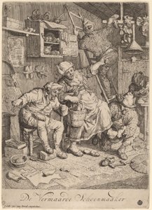 Den glade skomakeren av Cornelis Dusart