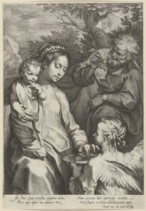 Mary mater barnet av Cornelis Galle (I)