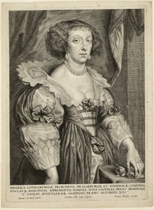 Henrietta av Lorraine av Cornelis Galle II