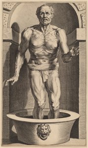 Seneca står i badekaret