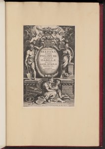 Tittelside for Herman Hugos "Beleiringen av Bredana" av Cornelis Galle I after Sir Peter Paul Rubens