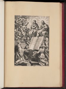 Tittelside for Louis Blosius, Opera av Cornelis Galle I after Sir Peter Paul Rubens
