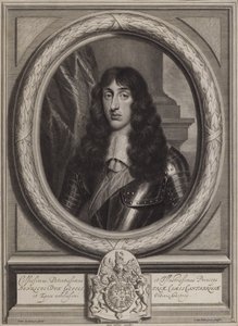 Henry Stuart, hertug av Gloucester, yngste sønn av kong Charles I (gravering) av Cornelis II Van Dalen