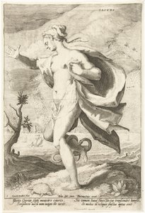 Tactvs (tittel på objekt) Fem sanser (serietittel) av Cornelis Jacobsz. Drebbel