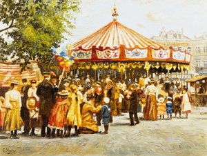 The Fairground av Cornelis Koppenol