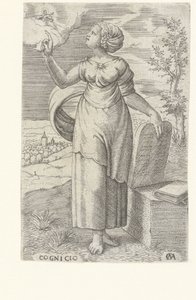 Visdom Cognicio (tittel på objekt) Dydene (serietittel) av Cornelis Massijs