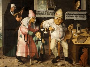 Belgmender Etter Hieronymus Bosch, ca. 1550.