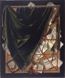 Trompe l'Oeil, ca. 1664 (olje på lerret)