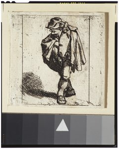 Mann med én hånd kastet inn i sin dublett av Cornelis Pietersz Bega