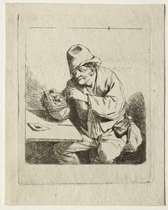 Peasant Lighting his Pipe, midten av 1600-tallet.