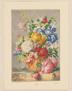 blomst stilleben av Cornelis Ploos van Amstel