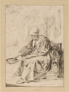 Pannekakekvinne av Cornelis Ploos van Amstel