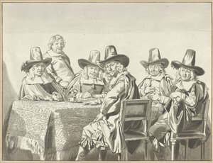 Regentene av barnehjemmet i Haarlem av Cornelis Ploos van Amstel