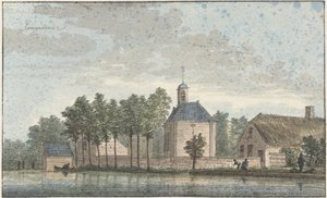 Landsbyen Hoogmade av Cornelis Pronk (possibly)