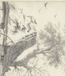 Våningshus ved vannet av Cornelis Saftleven