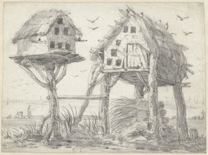 To duehus av Cornelis Saftleven