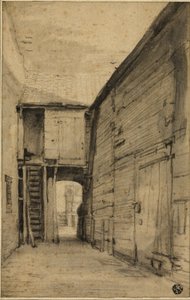 Hagen til et gammelt hus av Cornelis Saftleven