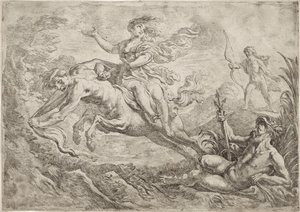 Nessus blir truffet av Hercules
