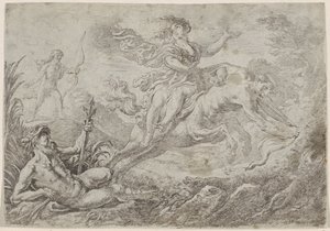 Nessus blir truffet av Hercules