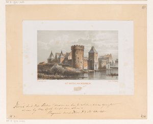 Medemblik slott Medemblik slott (tittel på objekt) av Cornelis Springer