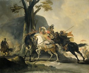 Alexander den store i slaget ved Granicus mot perserne