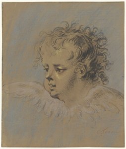 Bevinget englehode av Cornelis Troost