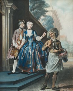Pefroen og sauehodet, 1739 av Cornelis Troost