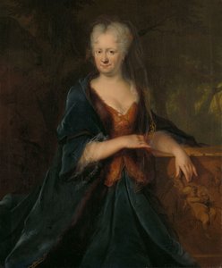 Portrett av Louise Christina Trip, kone til Gerrit Sichterman av Cornelis Troost