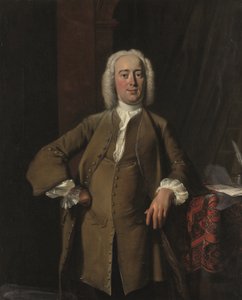 Portrett av en gentleman tradisjonelt identifisert som Philips Zweerts (1704-1774) av Cornelis Troost