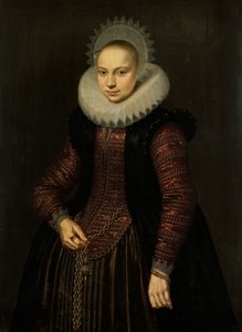 Portrett av Brechtje Overrijn av Schoterbosch